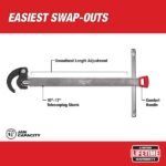 1.25 in. Basin Wrench with 1-1/2 in. Constant Swing Copper Tubing Cutter (2-Piece) - Image 2