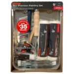 8-Piece Metal Tray/Shed Resistant White Woven Paint Applicator Kit - Image 2