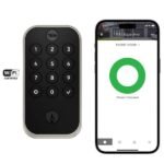 Nest x Yale Lock - Tamper-Proof Smart Wifi Bluetooth Deadbolt Lock with Nest Connect - Satin Nickel - Image 4